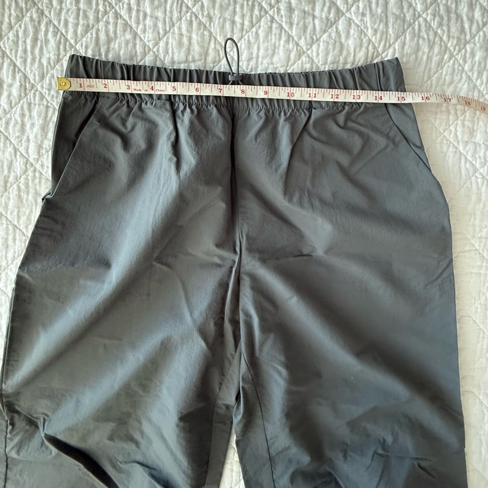 NWOT- OAK + FORT Gray Windbreaker Pants - Picture 8 of 11